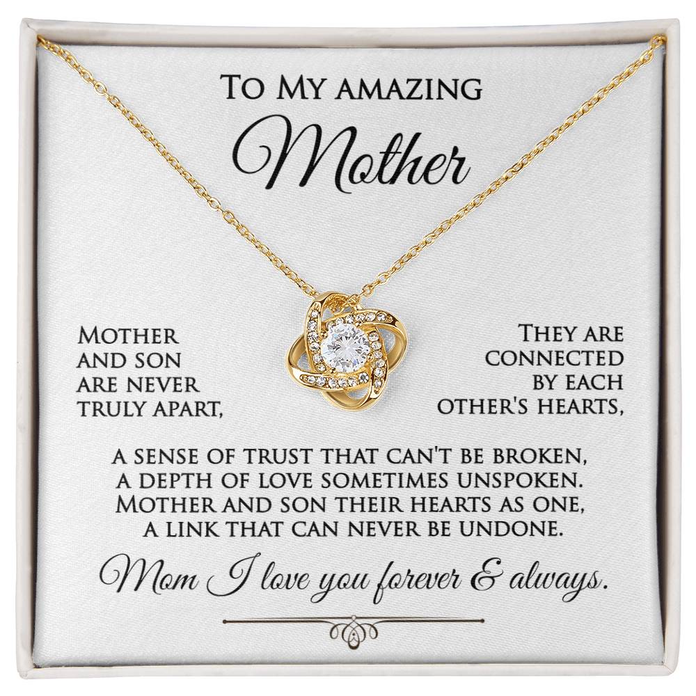 Love Knot Necklace (Yellow & White Gold Variants) To My Amazing Mother