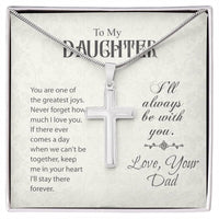 Cross Stainless Steel Cross Necklace For Daughter